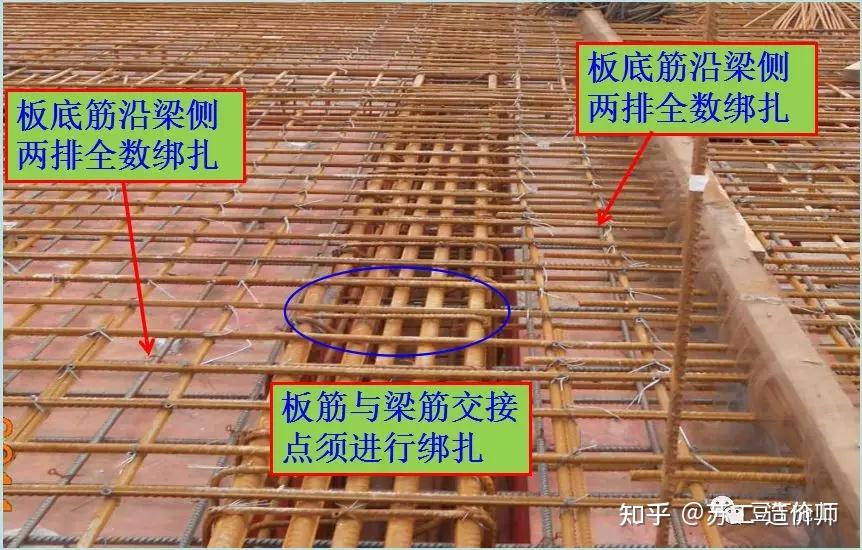 搭接长度不足筏板钢筋挂钩间距过大电渣压力焊含肉不饱满主次梁交接处