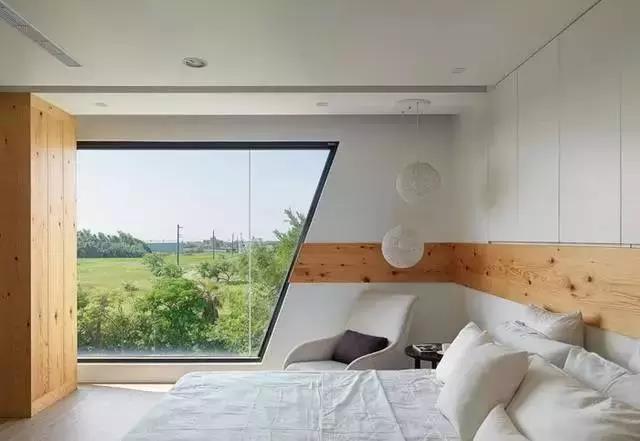 对于现代城市里的住宅来说,每一户基本都会有这种嵌入式的大窗户.