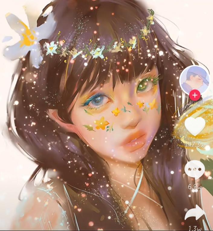 图片 | 来源于网络国潮风#画中人仿妆#的热度刚刚过去不久,新一波的仿