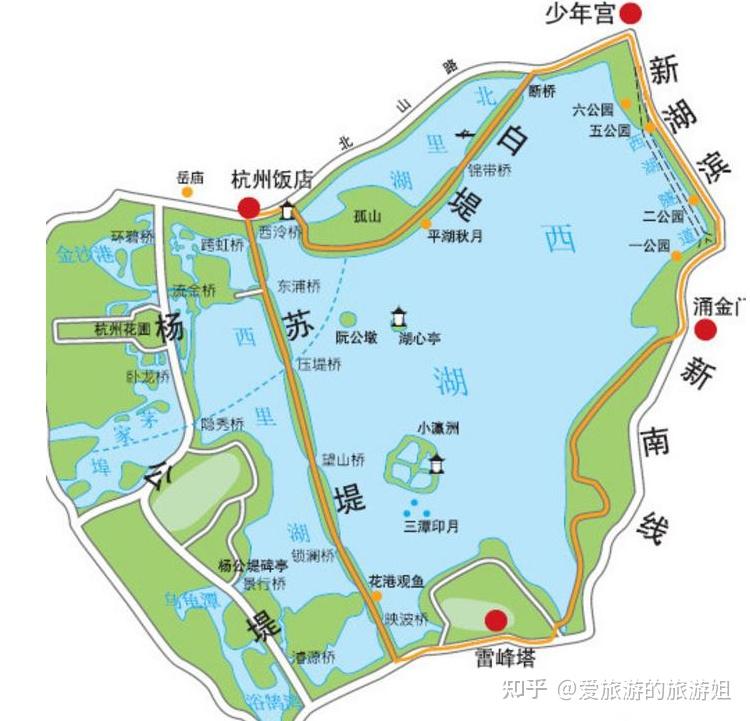 浙江必玩旅游景区杭州西湖风景名胜区旅游攻略