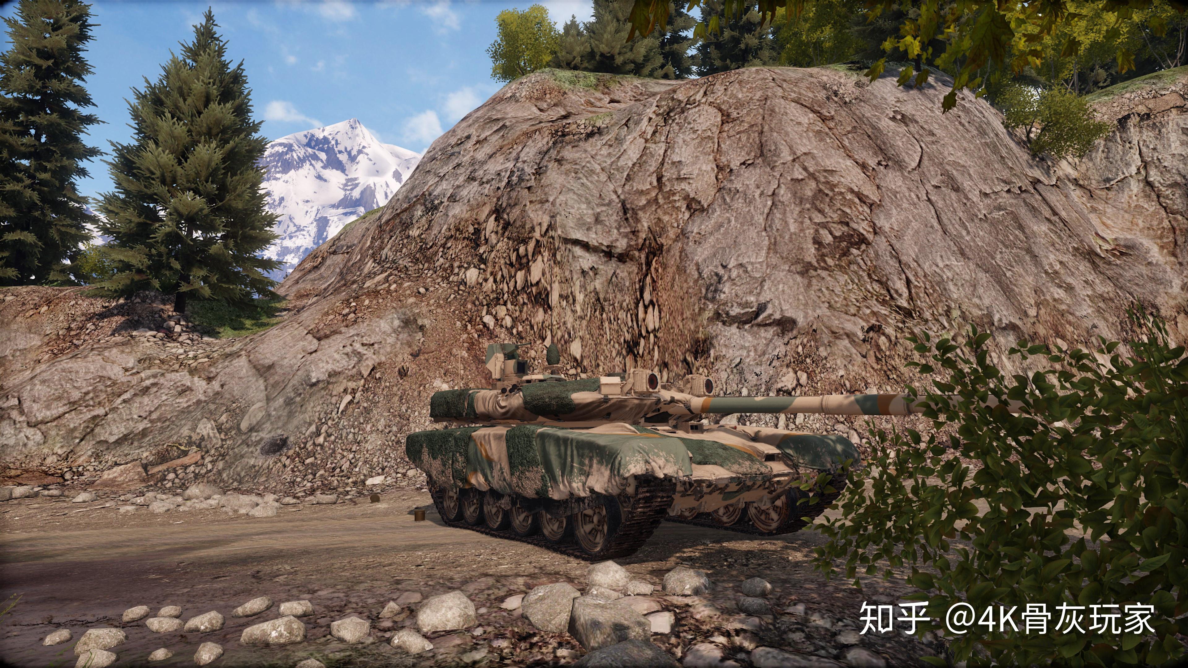 你绝未见过的t-90ms稀有nakidka伪装网 | 《装甲战争》4k超清游戏演示