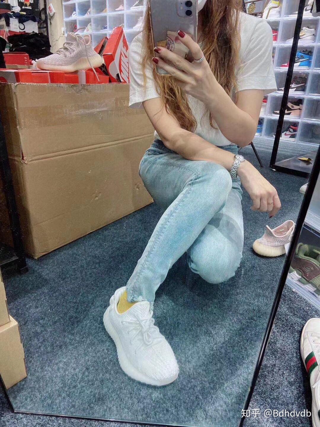 椰子350白冰淇淋也太好看了吧