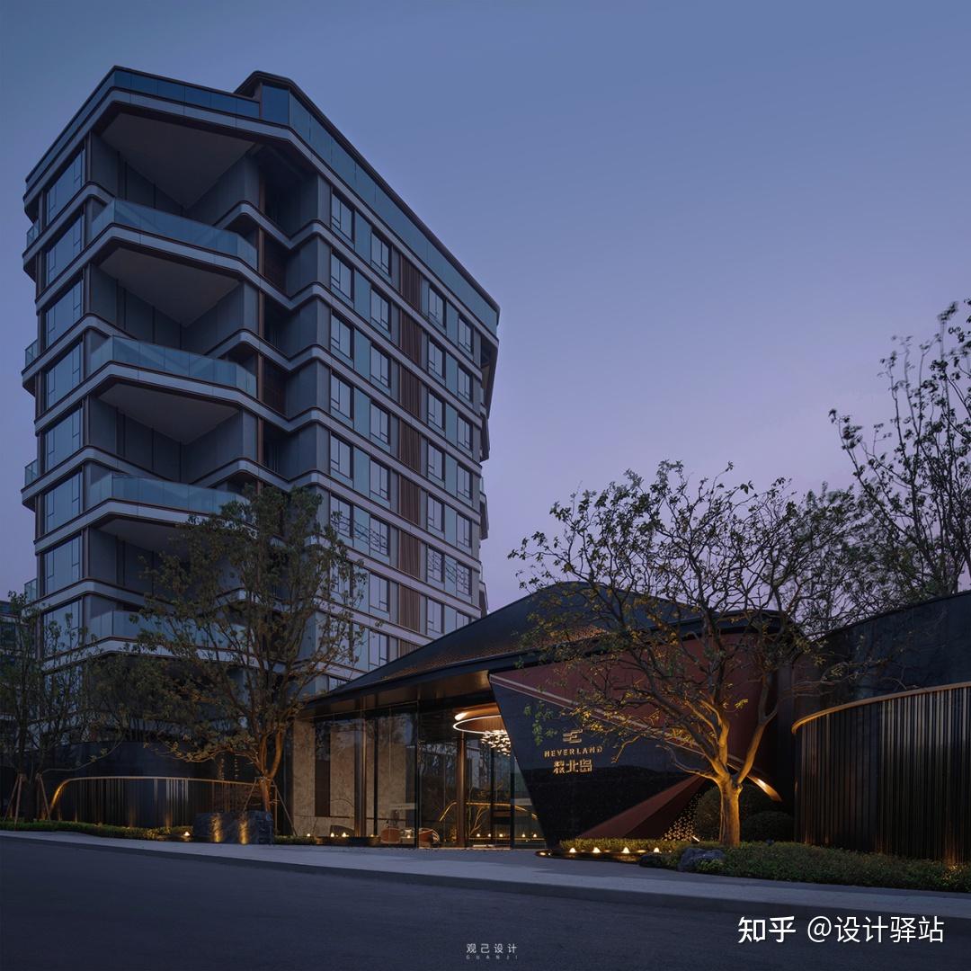30个住宅小区出入口设计，5种常见设计形式 - 知乎