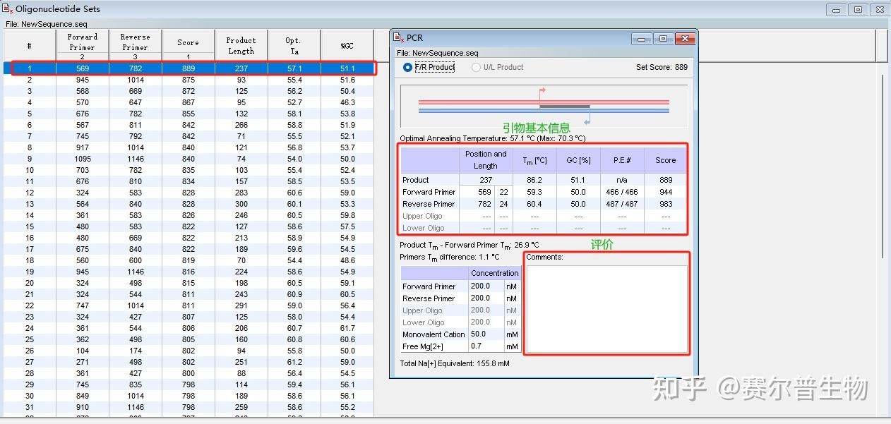 步骤超详细 | Oligo 7 快速完成PCR引物设计（带Oligo 7安装包） - 知乎