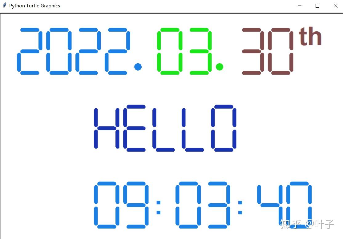 七段数码管-点,字母