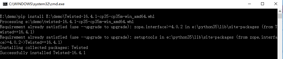 在Python3.5下安装和测试Scrapy爬网站 在Python3.5下安装和测试Scrapy爬网站