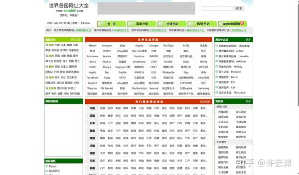 全球顶级网站排名