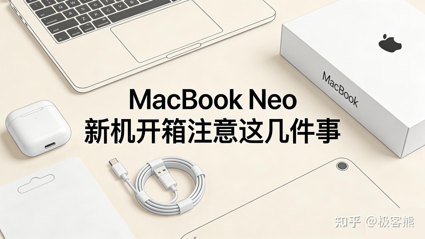 MacBook Neo 新机开箱后注意这几件事,避免误操作伤机!