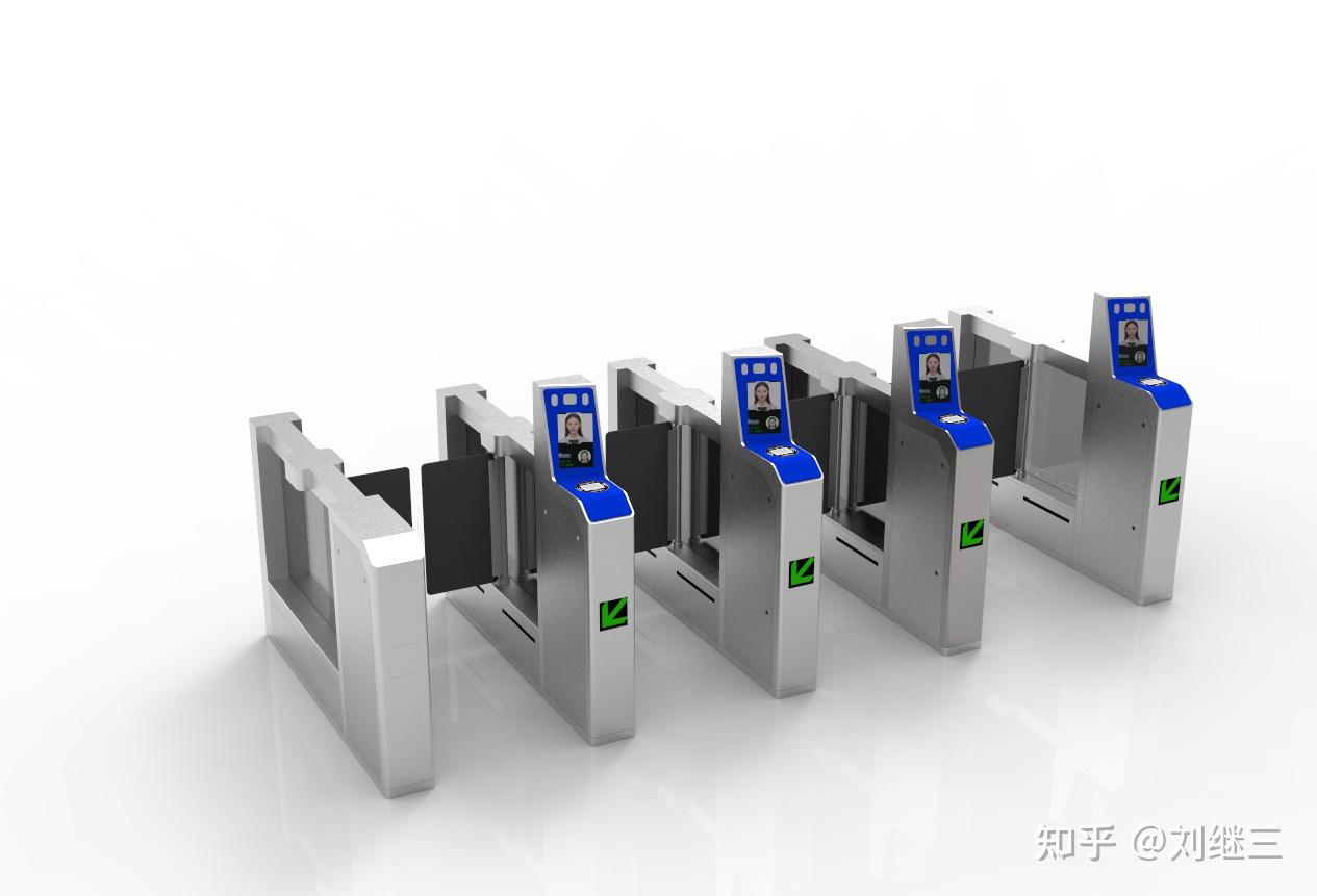 人證閘機雙道門自助安檢驗證閘機和智能檢疫雙門閘機在出入口控制人行