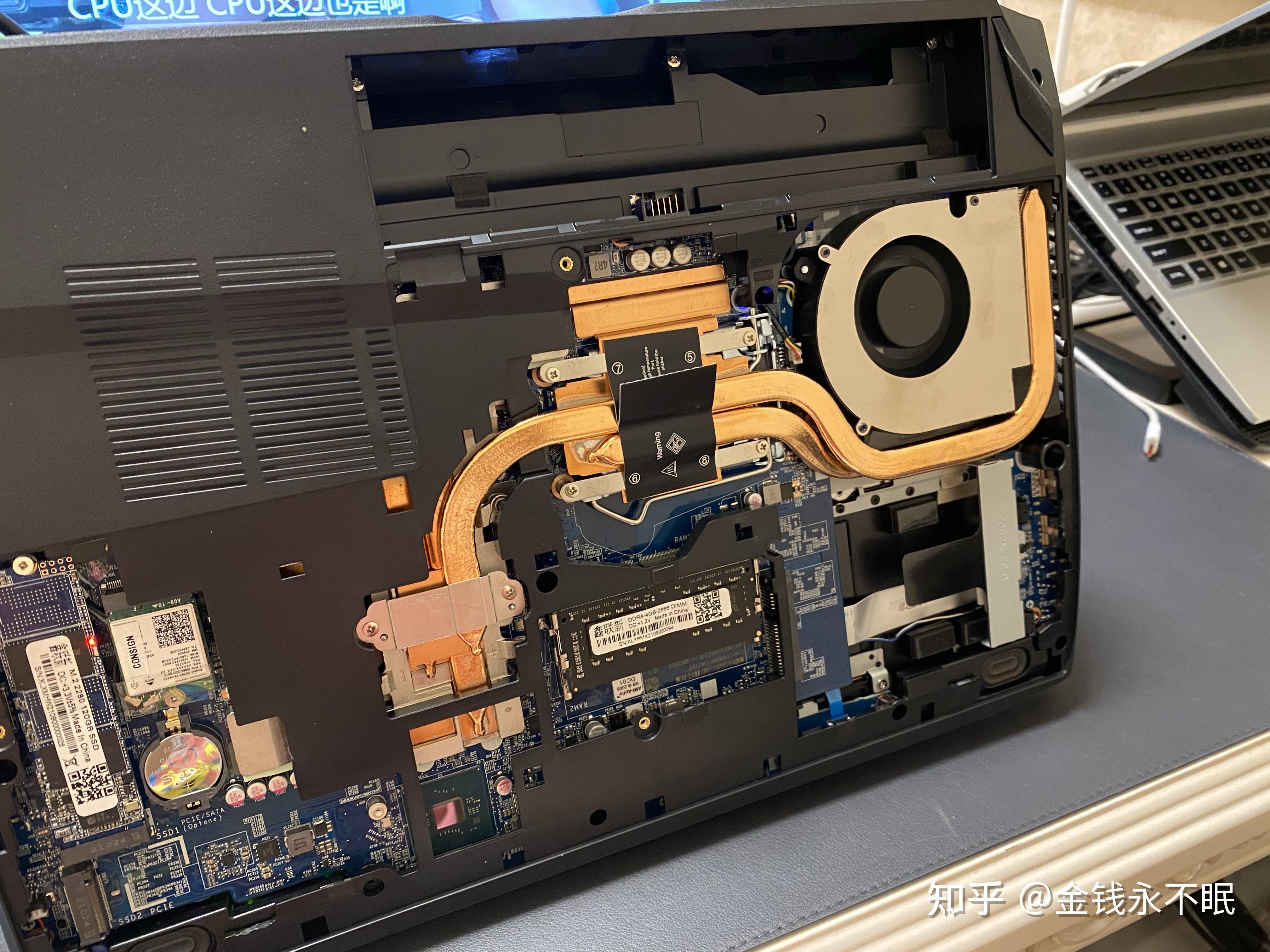 神舟笔记本tx8系拆解后盖散热图