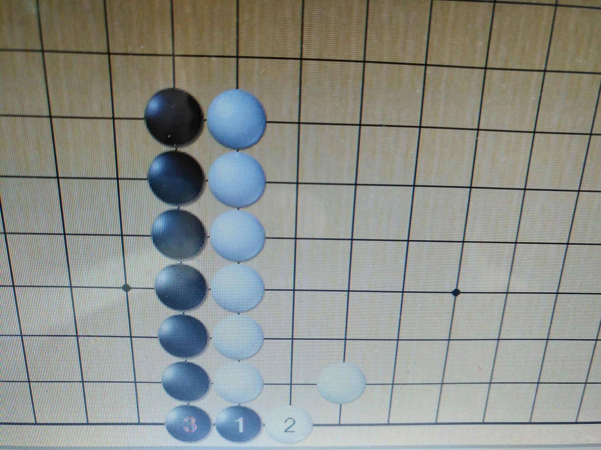 上图两例对黑白双方来说都是先手官子,也就是双先官子.