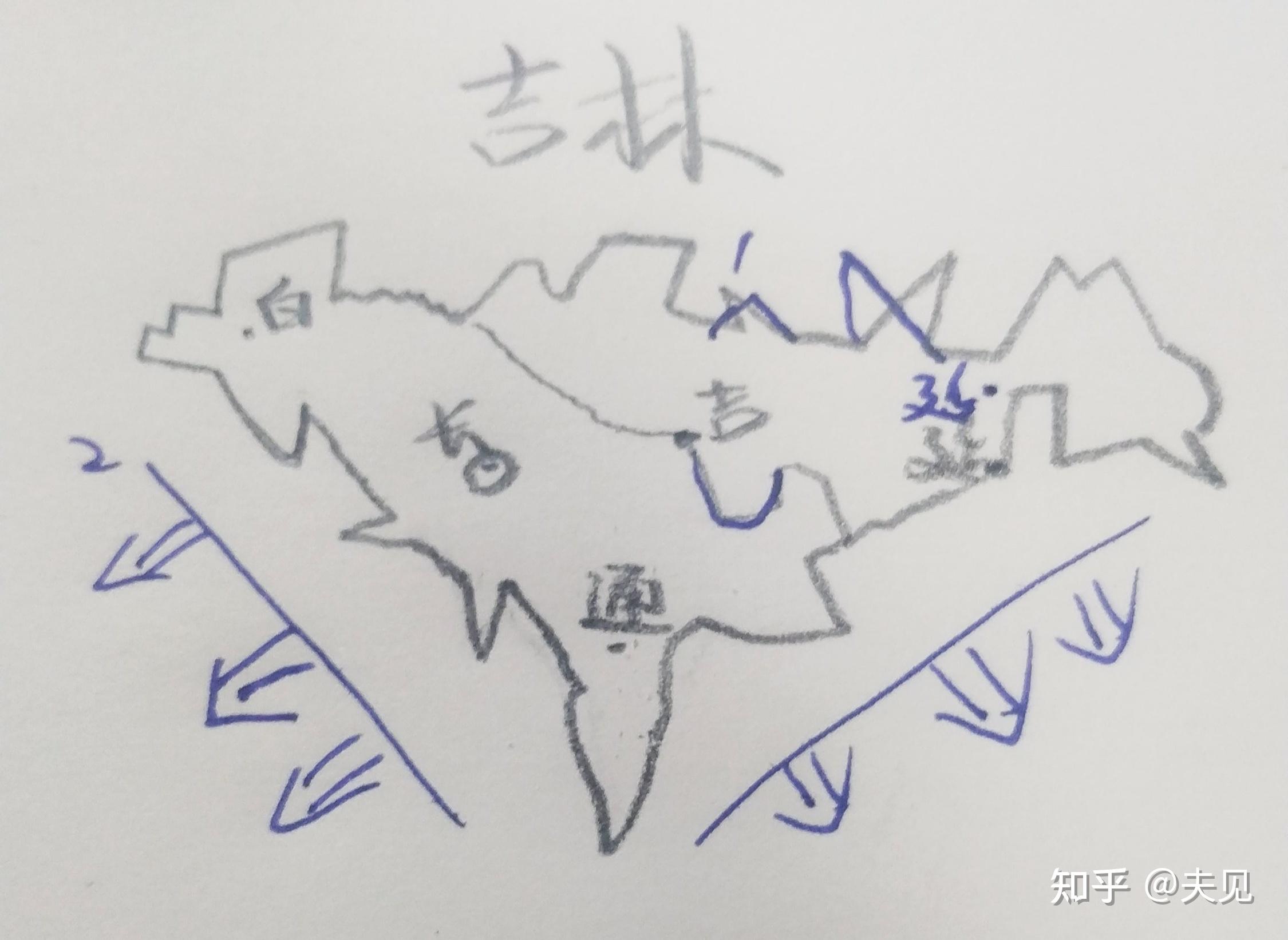 22默写行政区划轮廓图吉林省