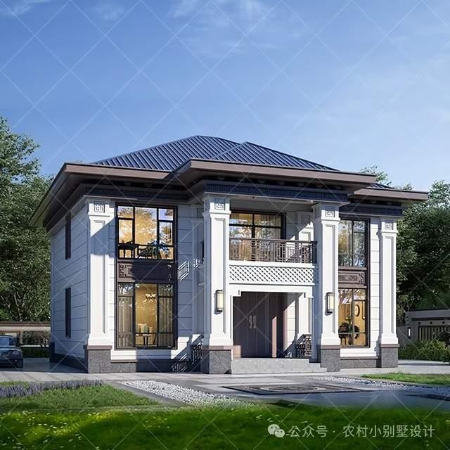 2025年回农村盖别墅，推荐10款最火爆款二层农村自建房别墅户型 - 知乎
