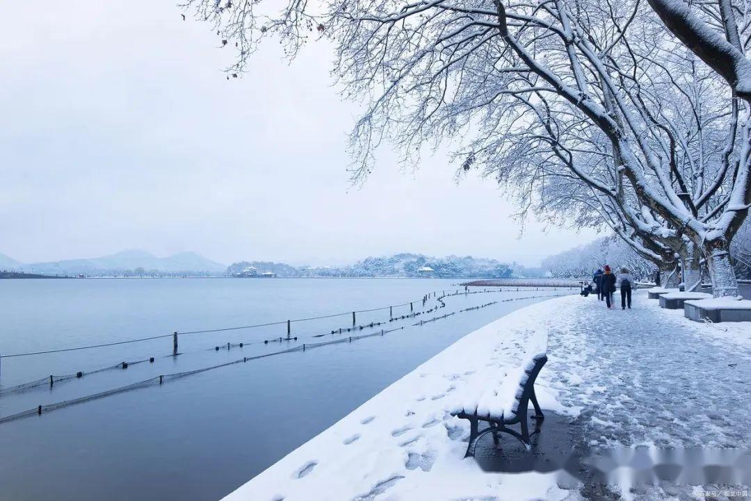 杭州美景 断桥残雪图片