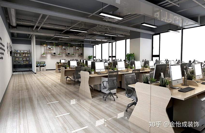 低调、极简工业风办公室装修设计案例分享 - 知乎