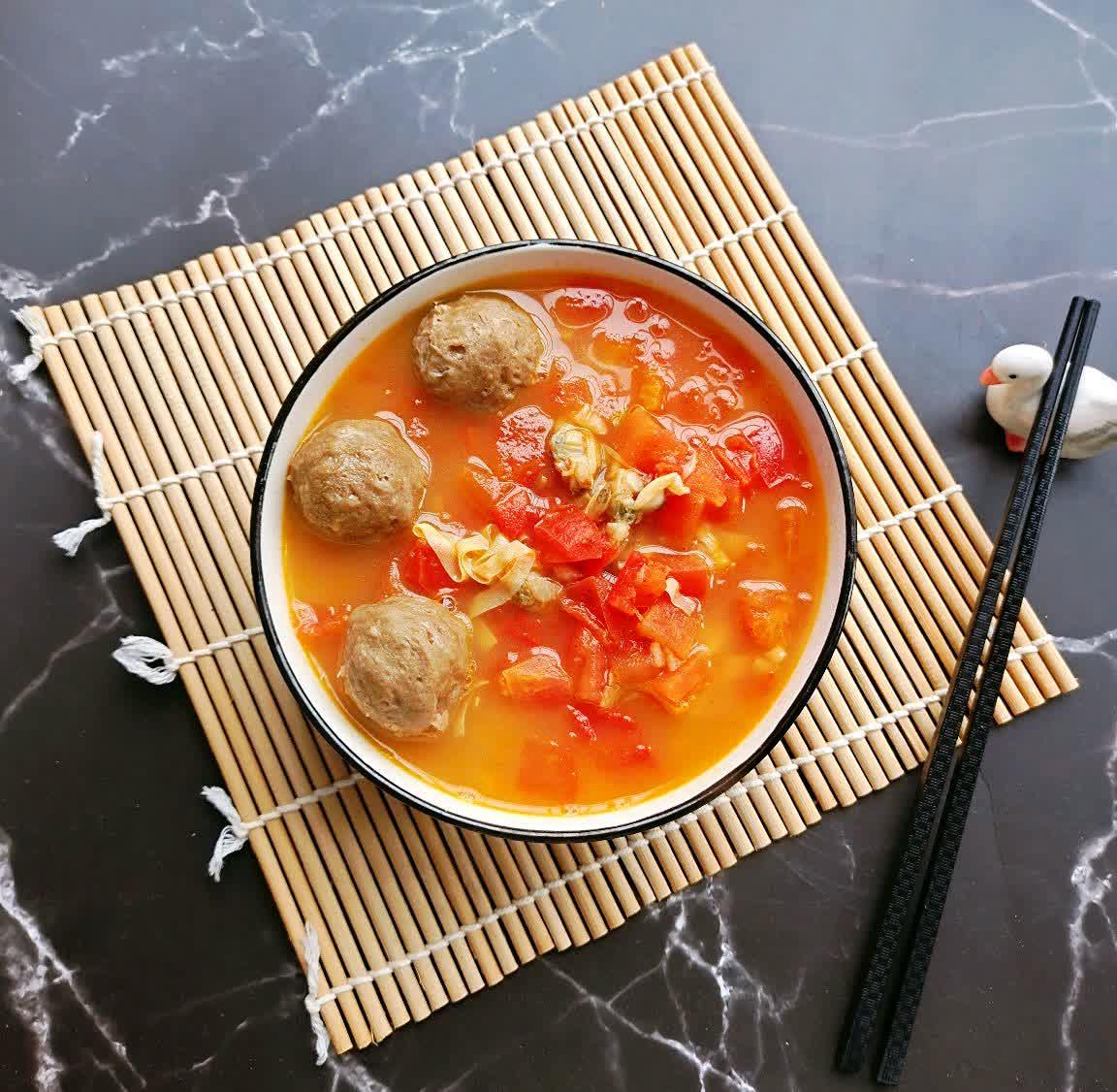 越吃越瘦系列番茄肉丸假面更美味