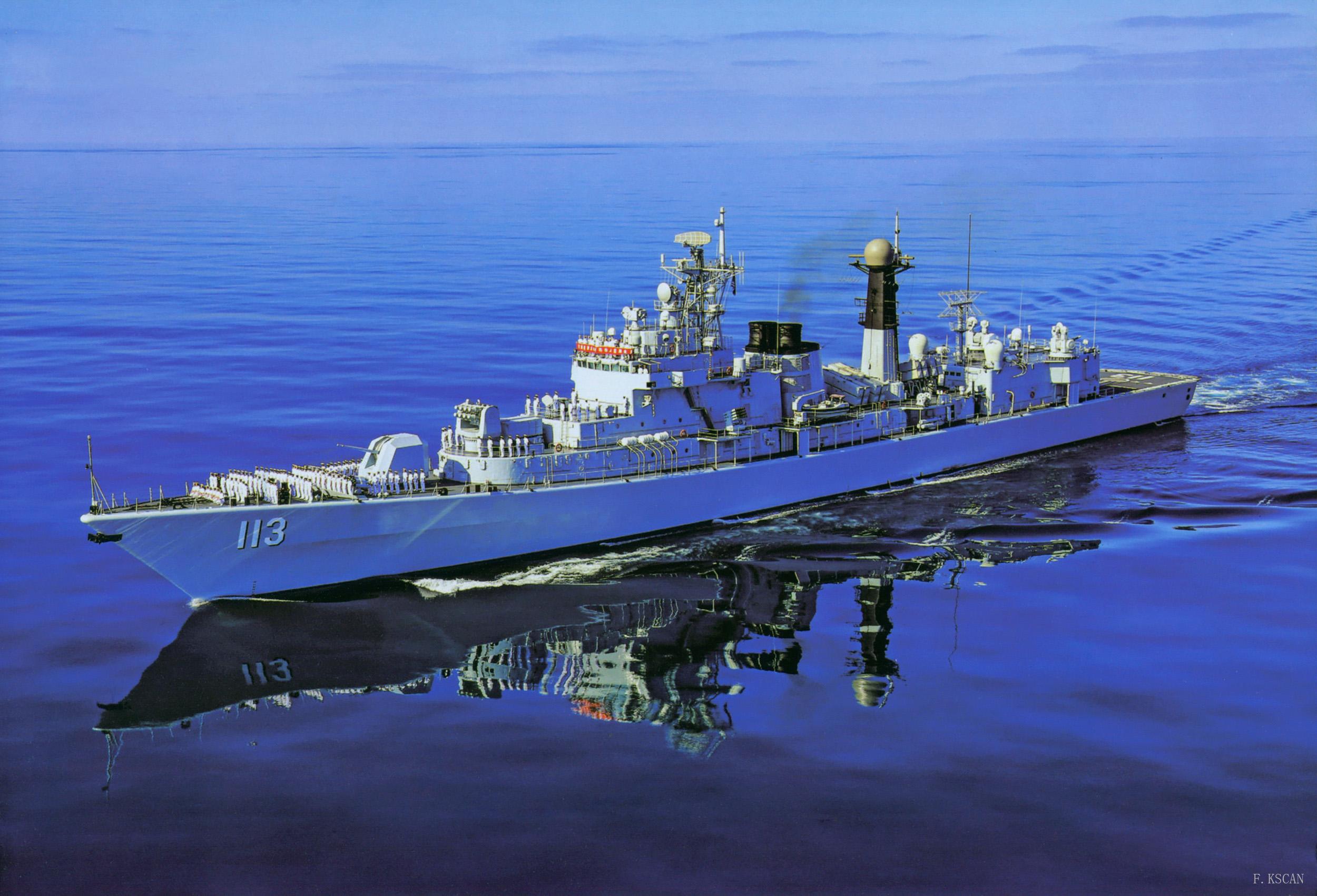 的部队,拥有6艘051型驱逐舰,其中109舰改装了法国引进的汤姆逊-csf