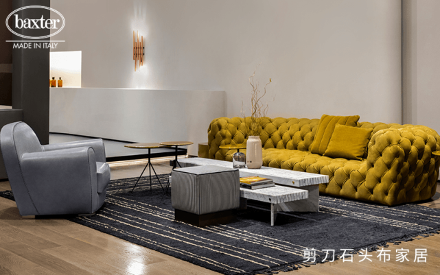 意大利进口家具baxter拉扣沙发鉴赏,大平层客厅的C位 - 知乎