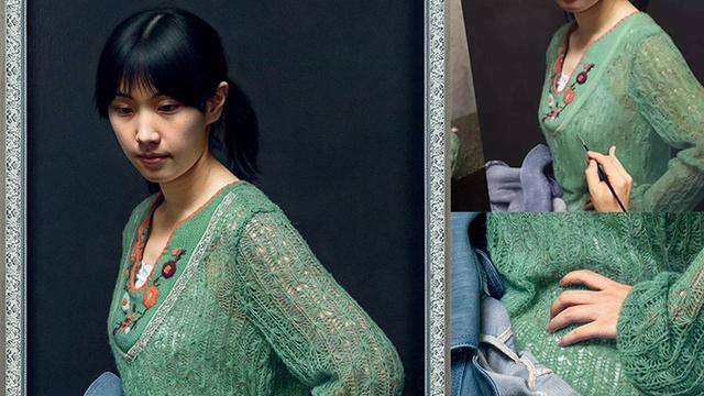 冷军《肖像之相——小姜》以7000万成交,在国外只值2万美元的极端写实