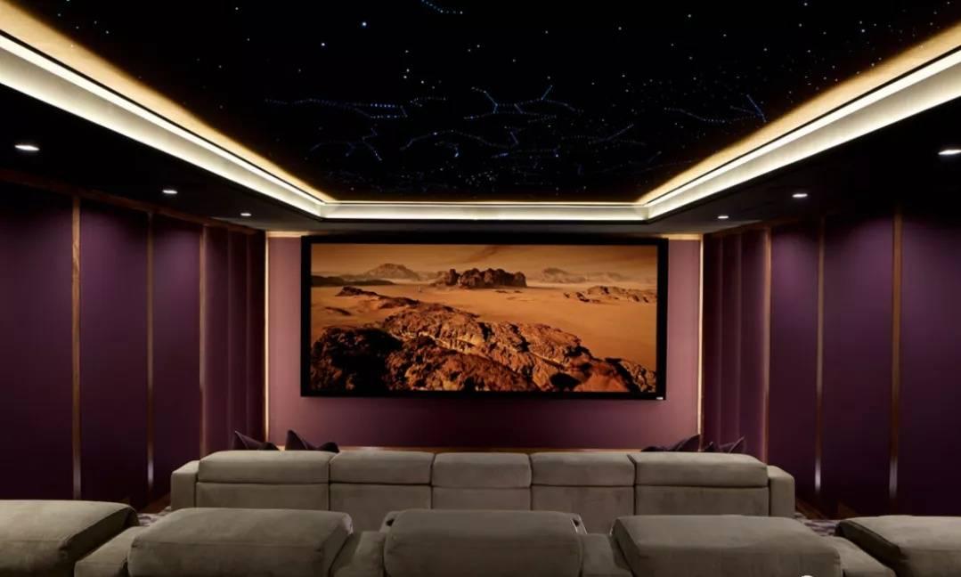 别墅私人影院如何设计适合用什么投影仪8张效果图让你看懂
