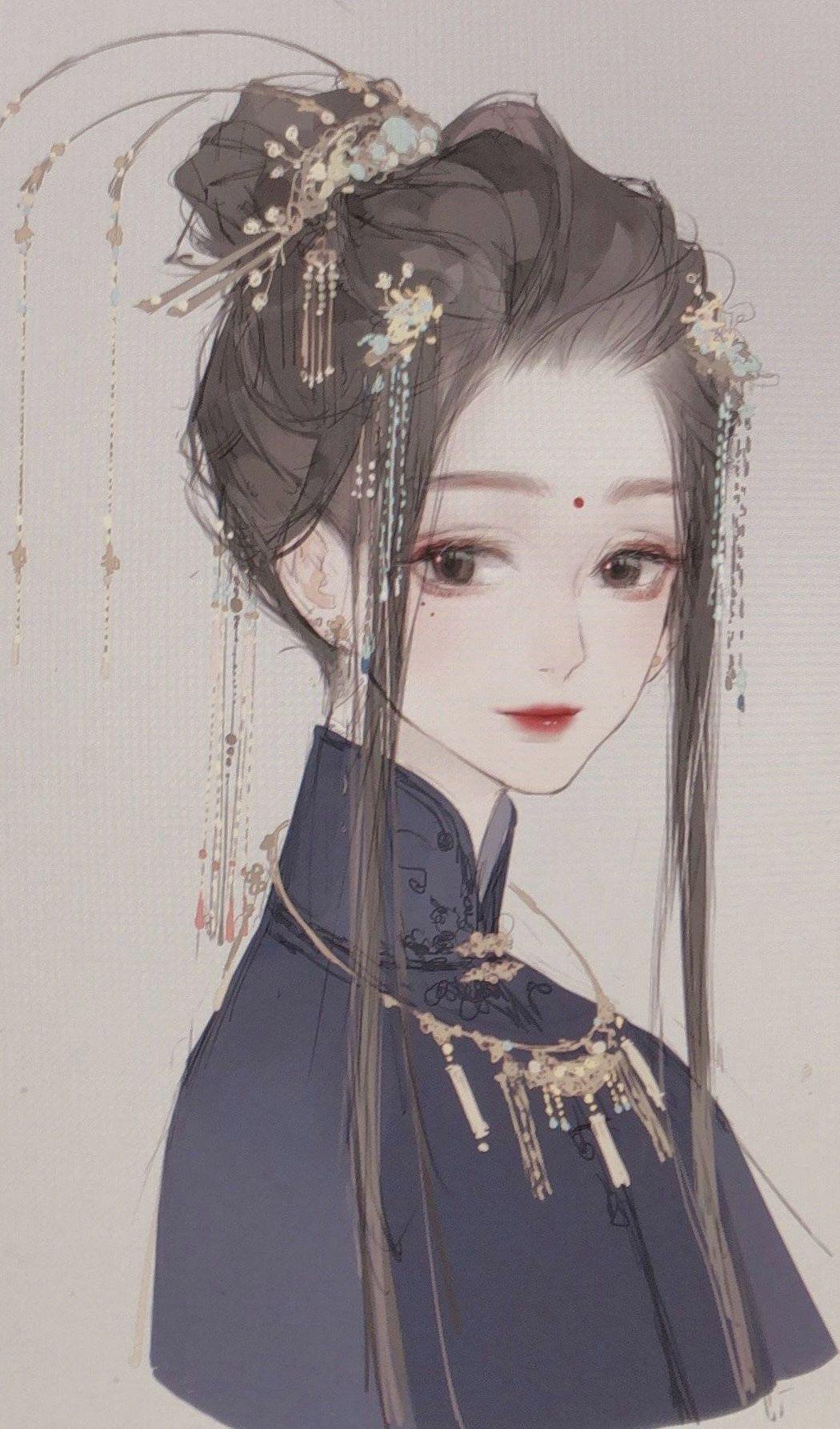 有什么好看到爆炸的古风女头像? - 知乎