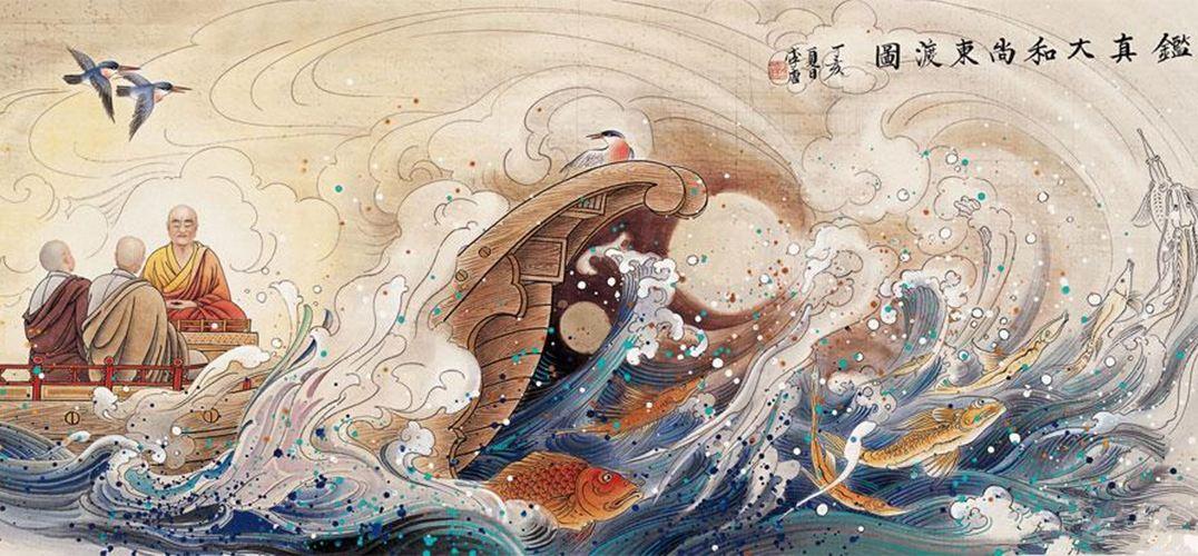 六次渡海的鉴真矢志不渝