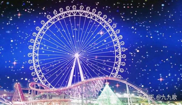 浪漫的传说摩天轮晴天娃娃旋转木马