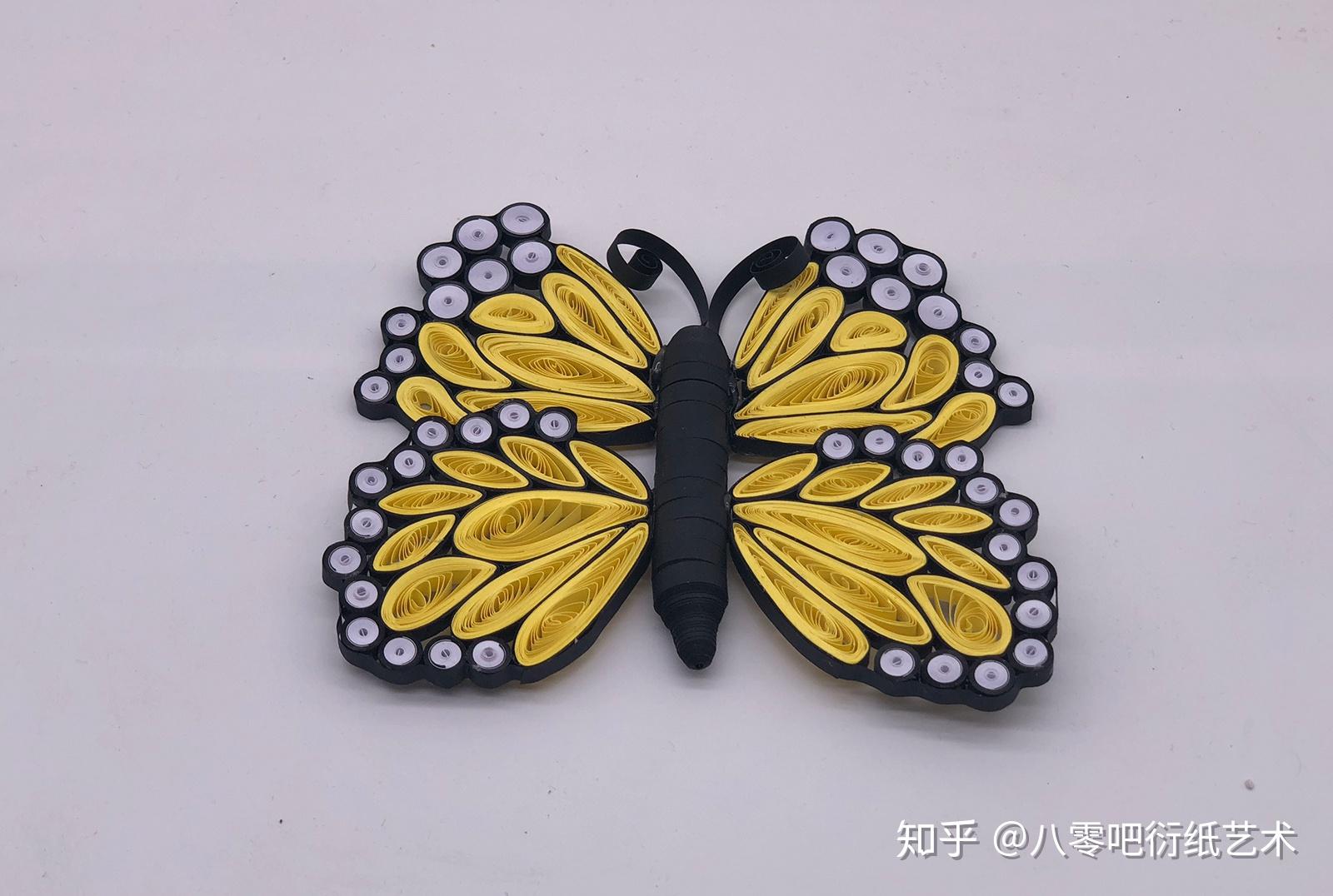 教你手工制作衍纸蝴蝶轻易不要点进来会美到你沉醉其中