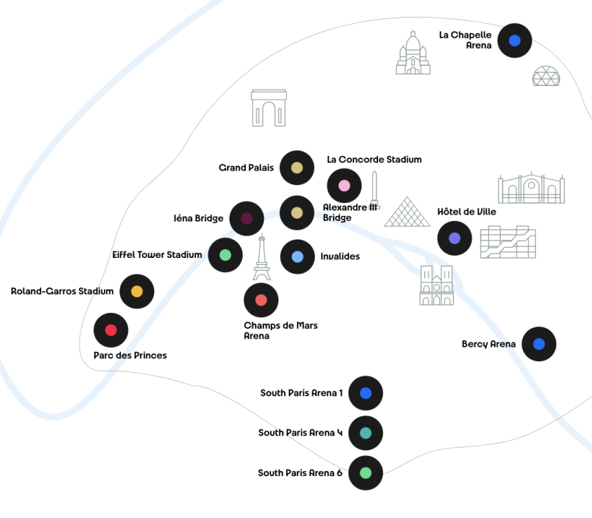则会在法国其他地区的六个体育场举行:波尔多(bordeaux),南特(nantes)