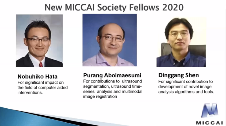 MICCAI 2020 正式举办:沈定刚当选 MICCAI Fellow,影像计算华人首位 - 知乎