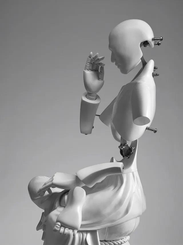 数码复制时代的打坐机械机械佛陀和菩萨