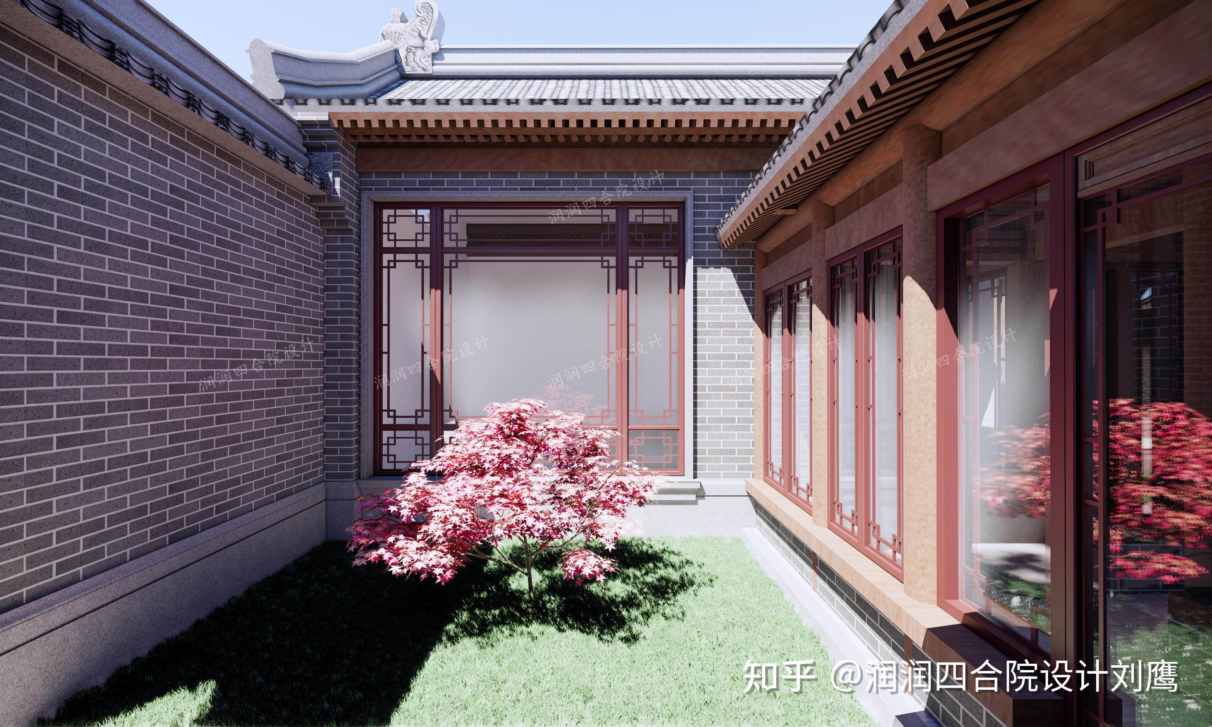 润润四合院设计：北方仿古一层四合院大宅27×30.3 - 知乎
