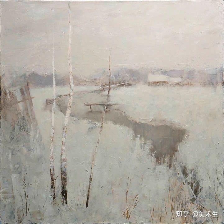 笔触率性，优雅朦胧的风景油画，迷人！ - 知乎