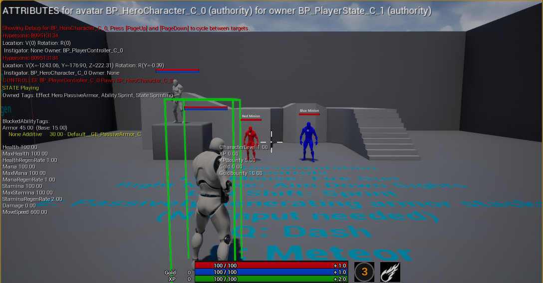 GameplayAbility中的Debug方法