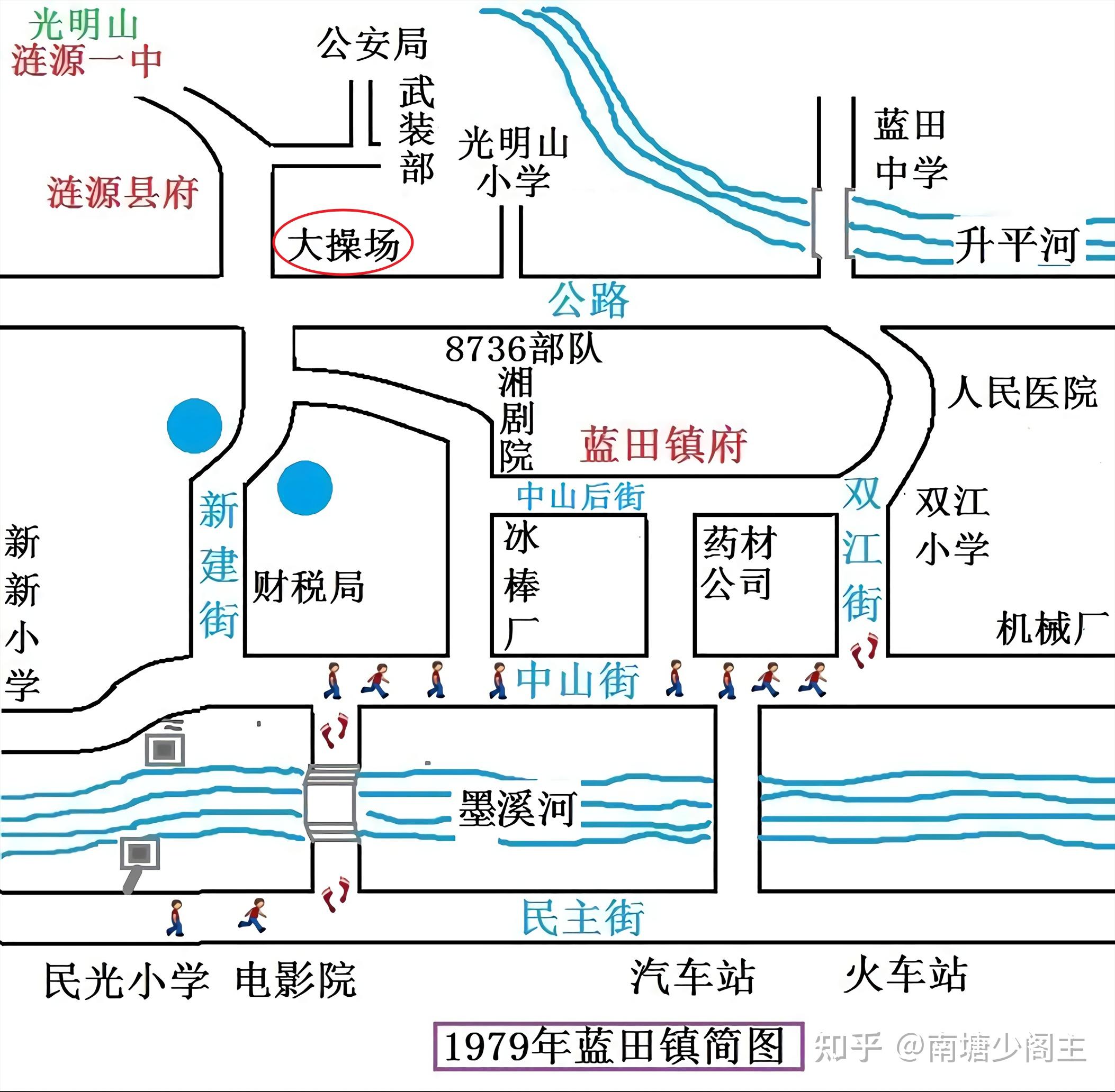 湖南蓝田国立师范学院校园平面图考