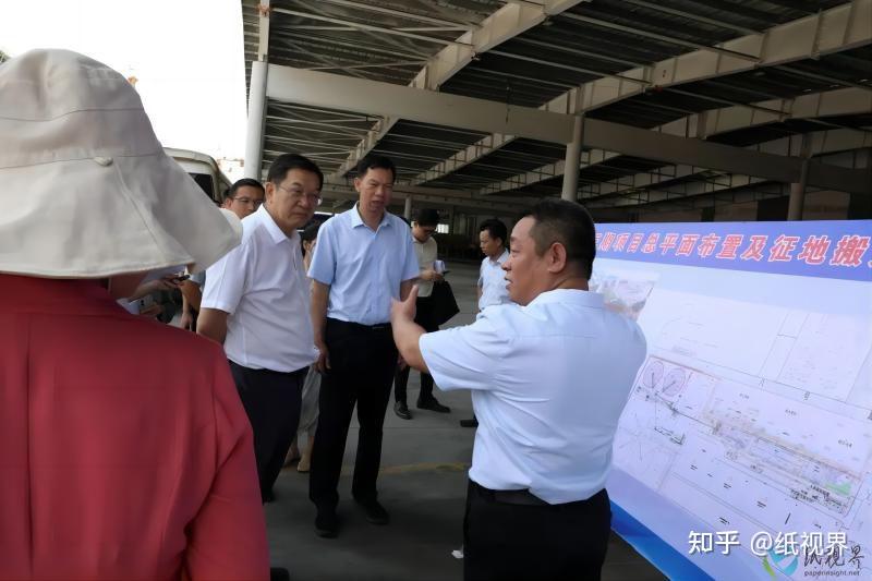 北海市委书记蔡锦军调研太阳纸业北海园区三期项目建设情况