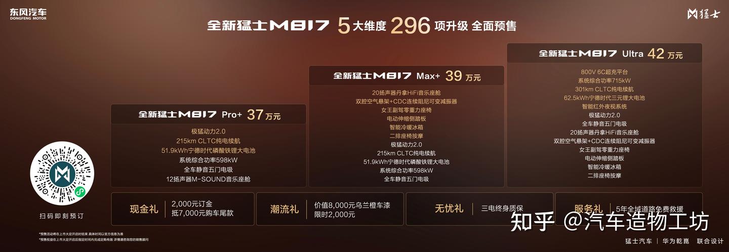 37万起，这台“智能越野第一车”到底有多卷？猛士M817开启预售
