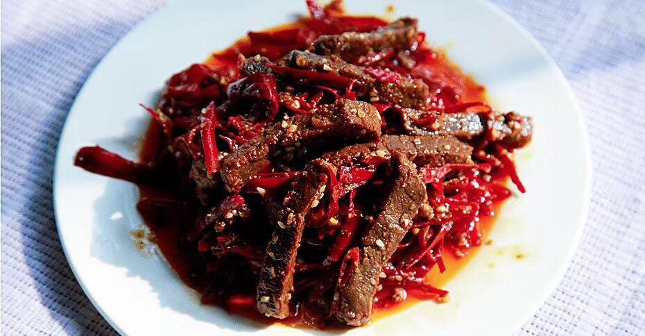 自贡特产川味冷吃牛肉制作