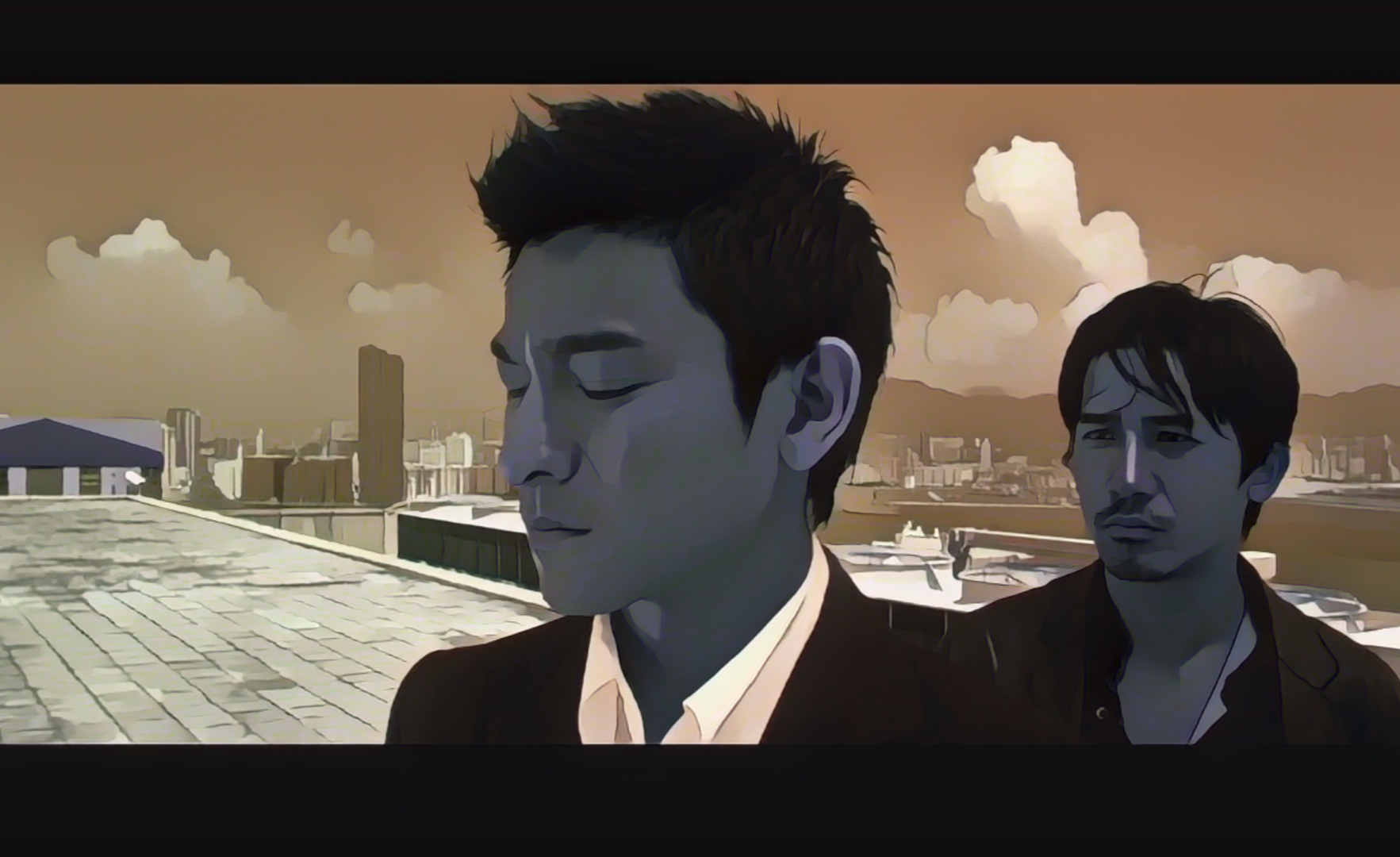 [英语配音] 无间道之天台对峙