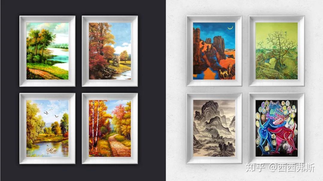 如何快速分辨行画和艺术品