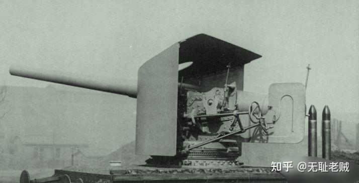 克虏伯105毫米速射炮图片