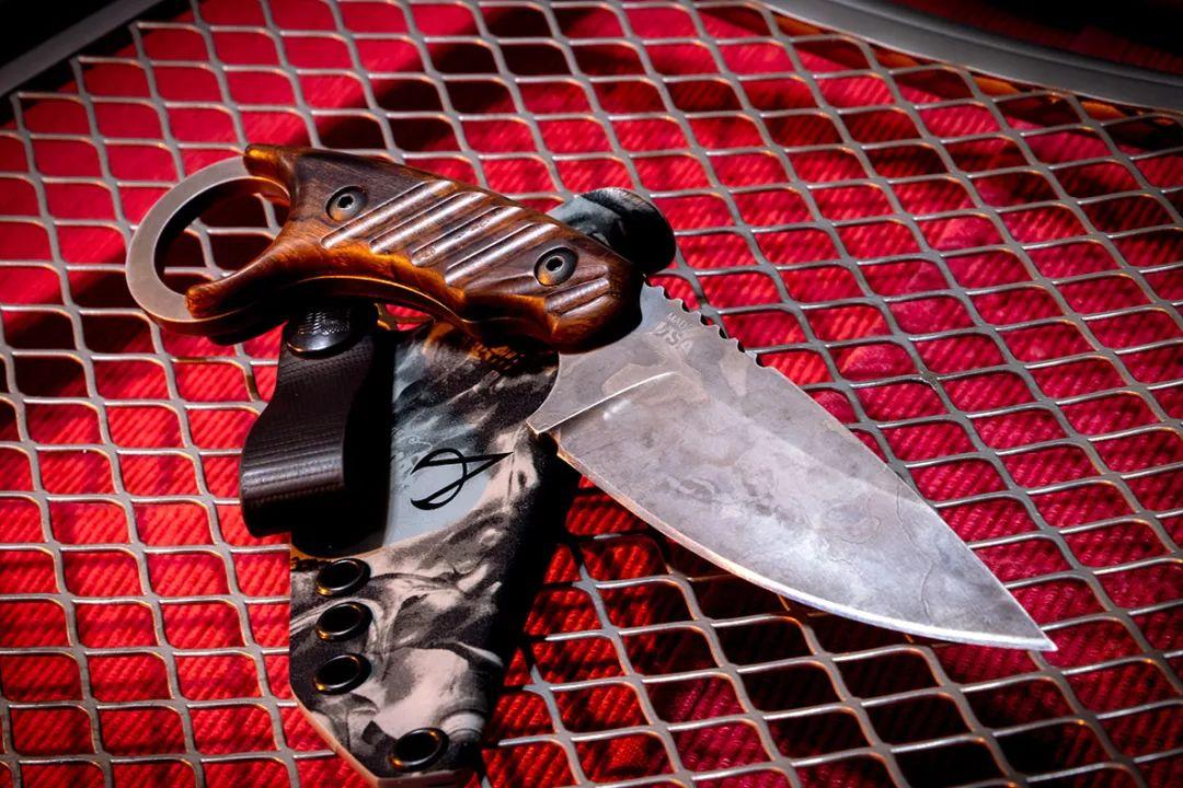 美国topsknives尖端战术cut40combatutilitytool战斗实用karambit刀