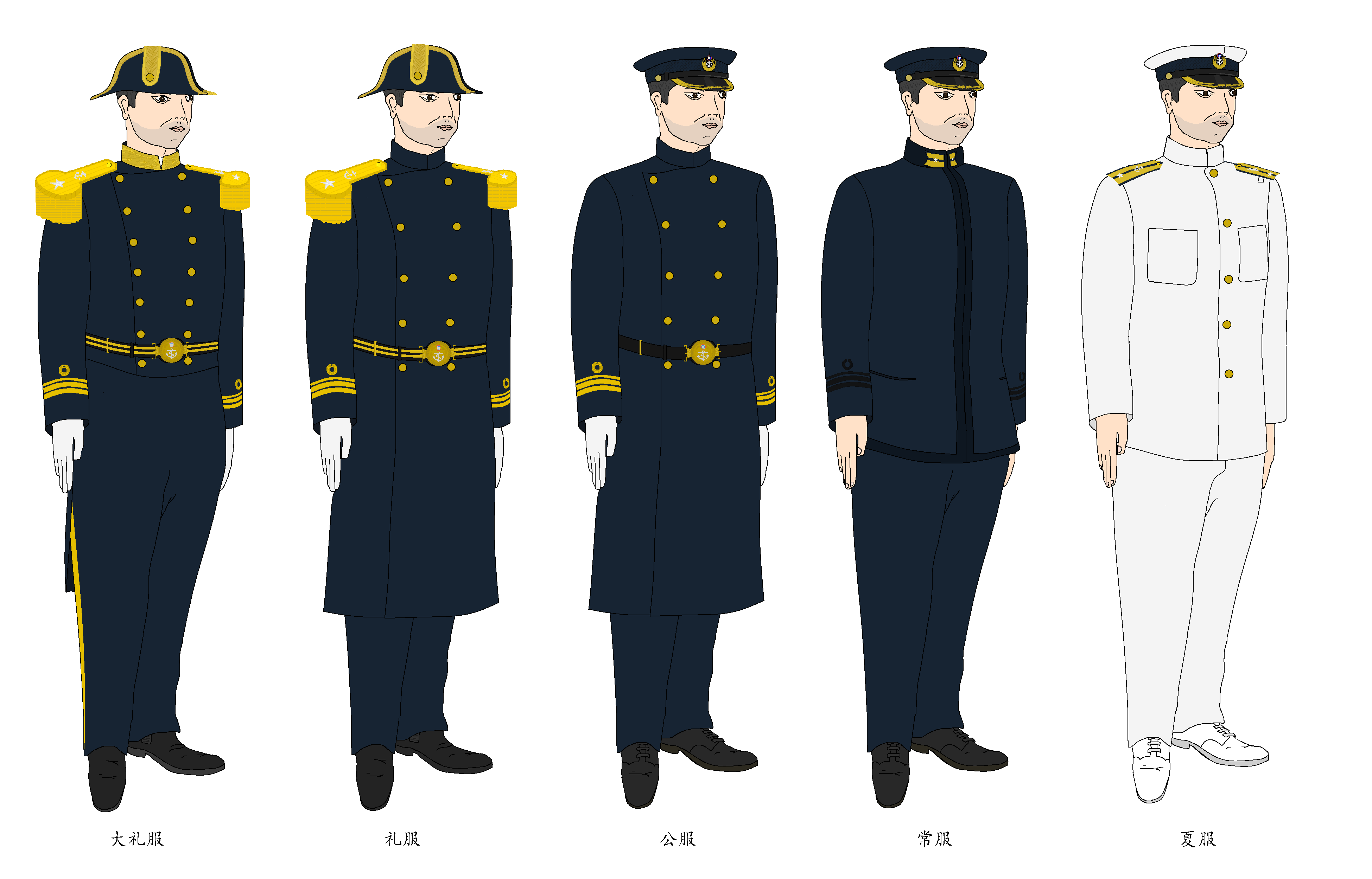 近代中国海军军官服饰体系概述(上) - 知乎