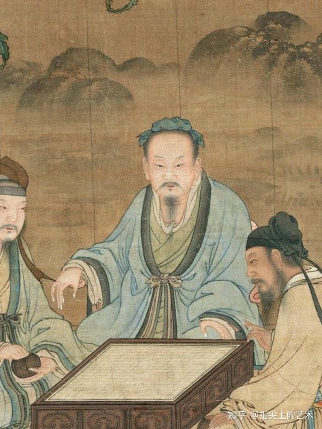 宋代人物画十八学士图