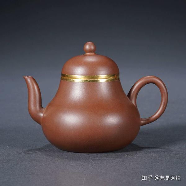 ZA0000155 中国唐物秘蔵逸品紫砂壺茶道具通高：8cm 通幅：17cm 底金