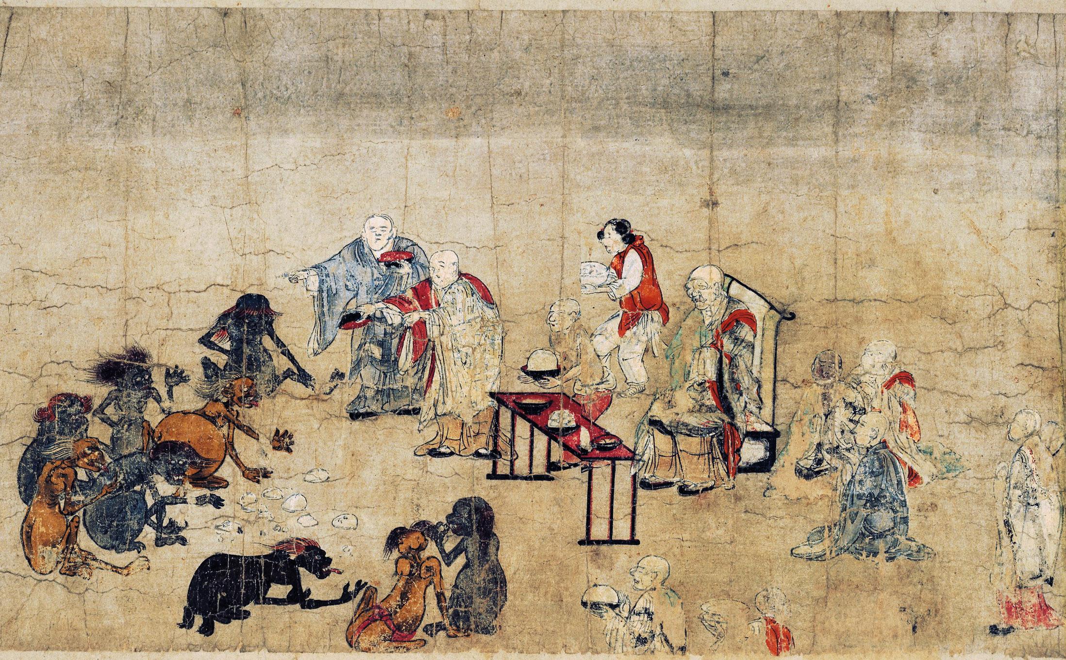 太平广记白话译文10神鬼精怪卷卷351357鬼夜叉附盂兰盆节饿鬼草纸图