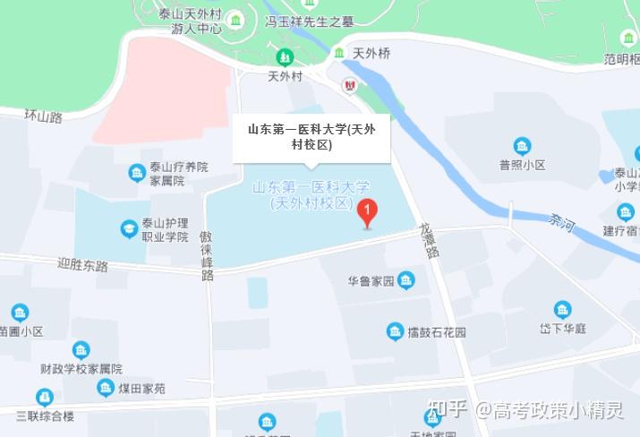 泰山科技学院校内地图图片