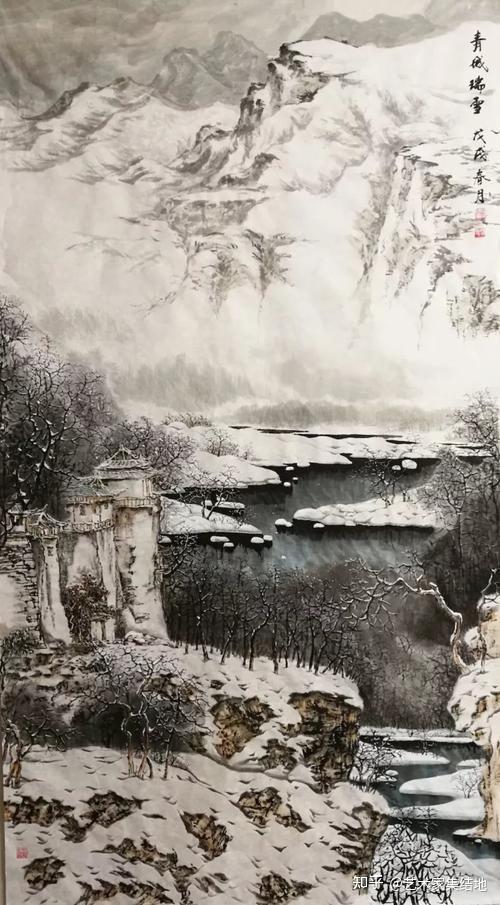 著名画家赵春秋百幅雪景山水画的魅力解读