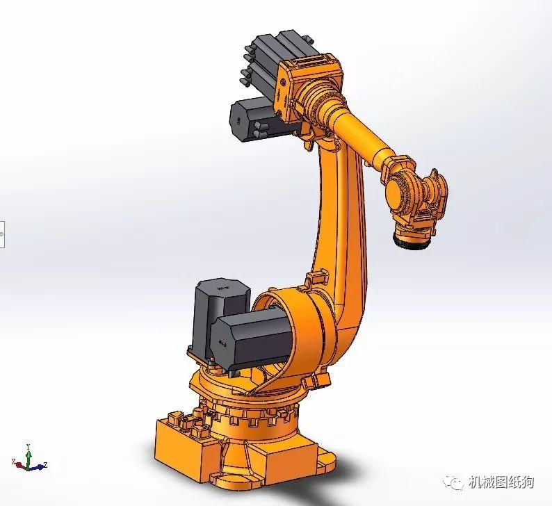 【机器人】埃夫特efort er50-c20外形机器人3d数模图纸 solidworks