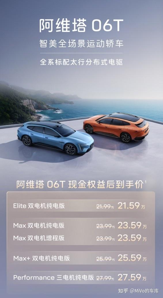 阿维塔06T性能智能拉满,21万+拿下还即交车